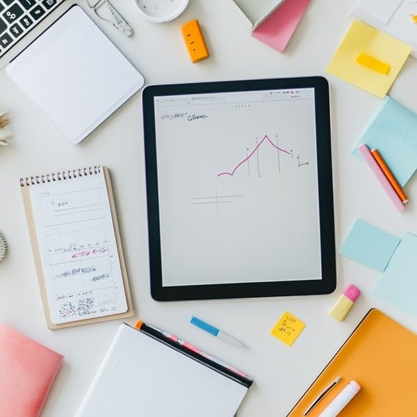 “GPT 프롬프트 설계를 설명하는 노트와 체크리스트 이미지”