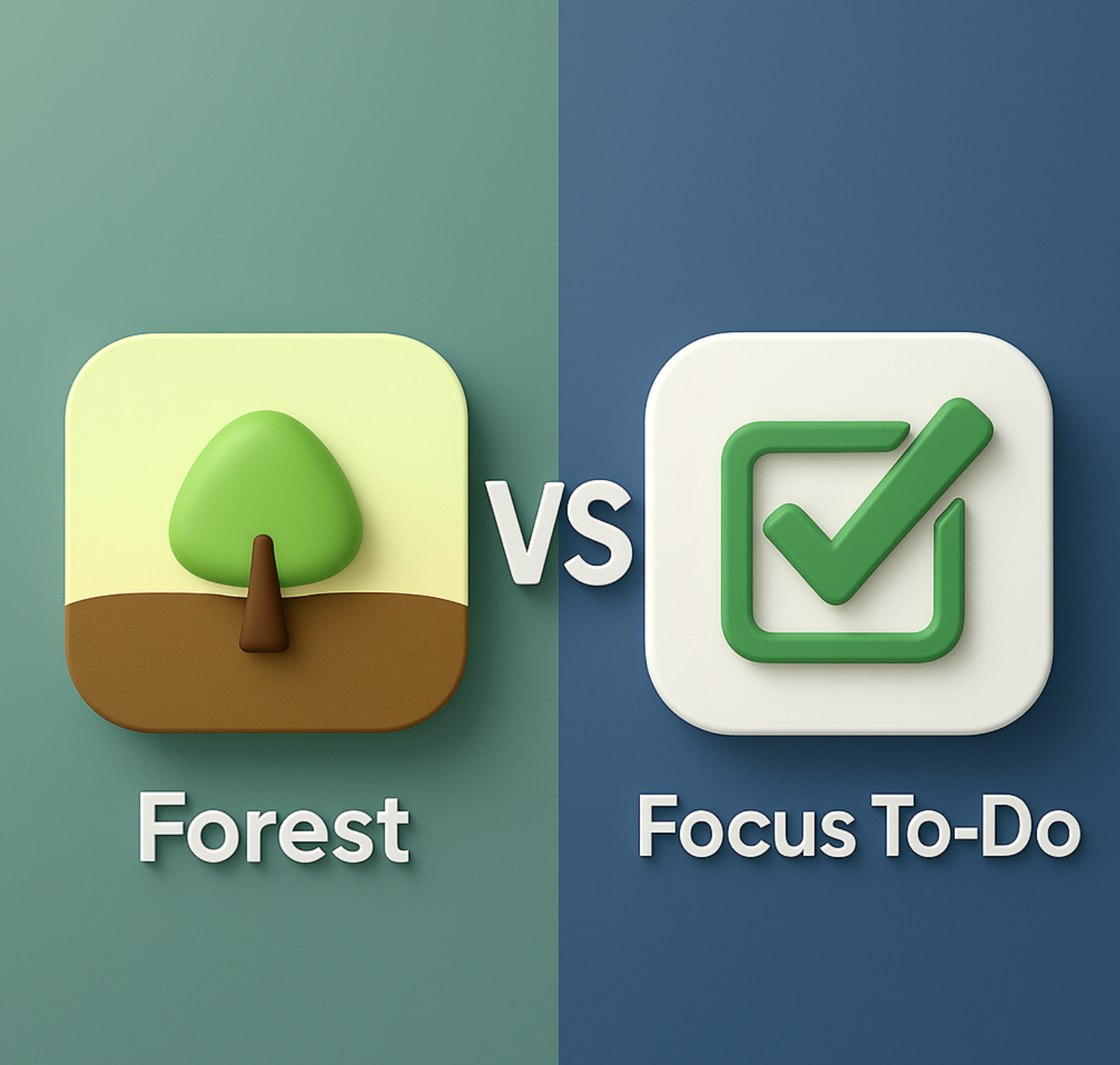 집중력 유지 앱 추천 – Forest vs Focus To-Do