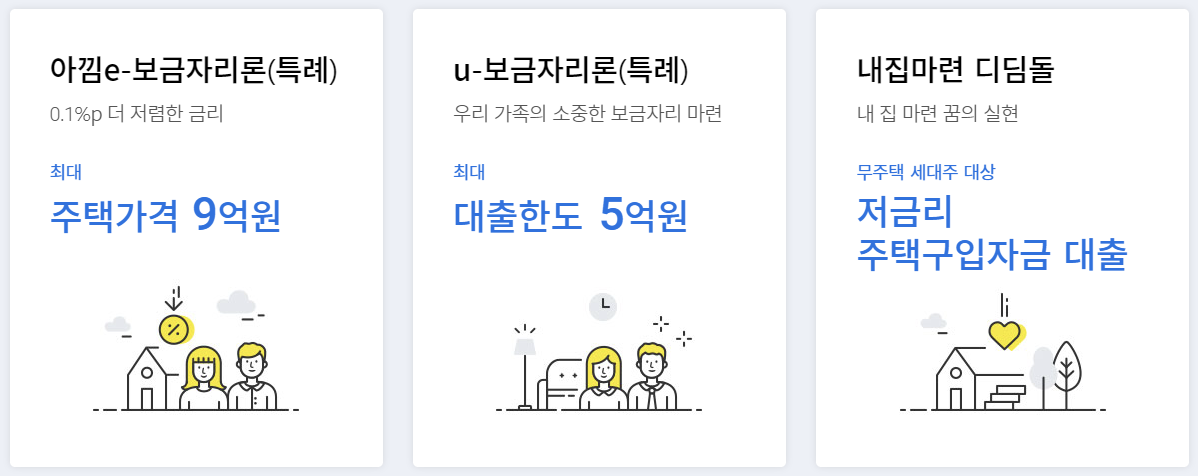 특례보금자리론 용도에 따른 종류