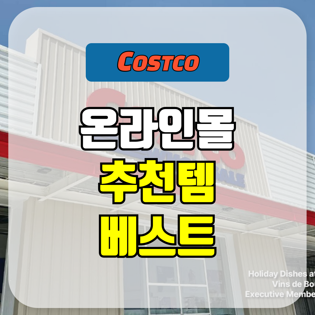 코스트코 온라인몰 추천템 베스트