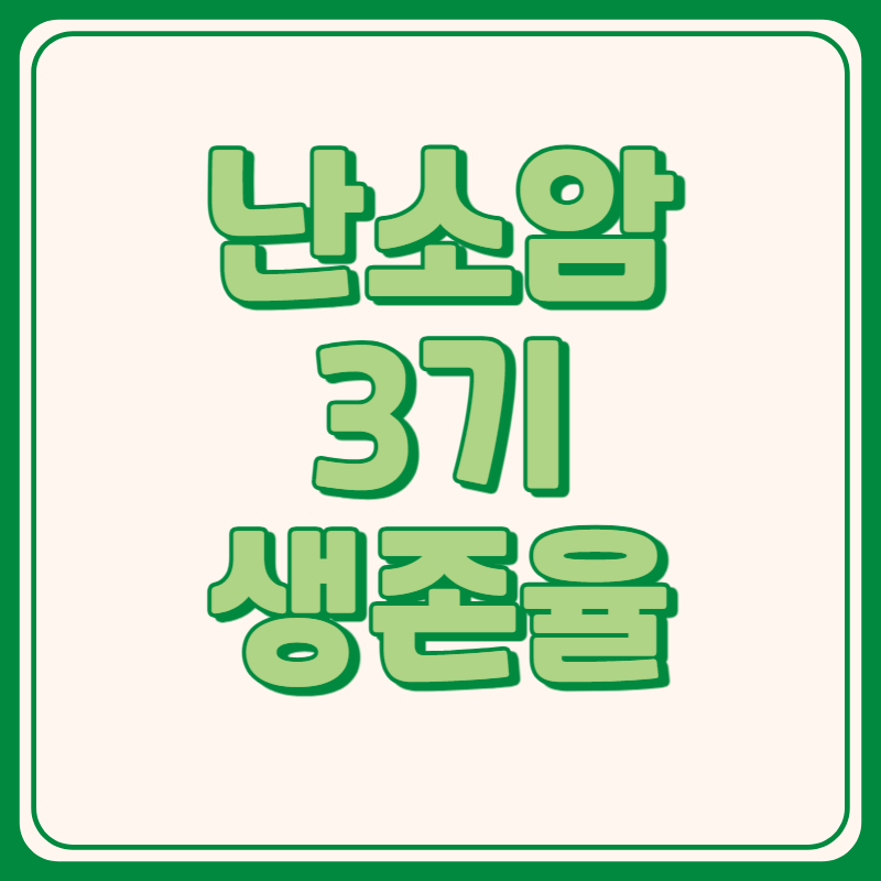 난소암 3기 생존율