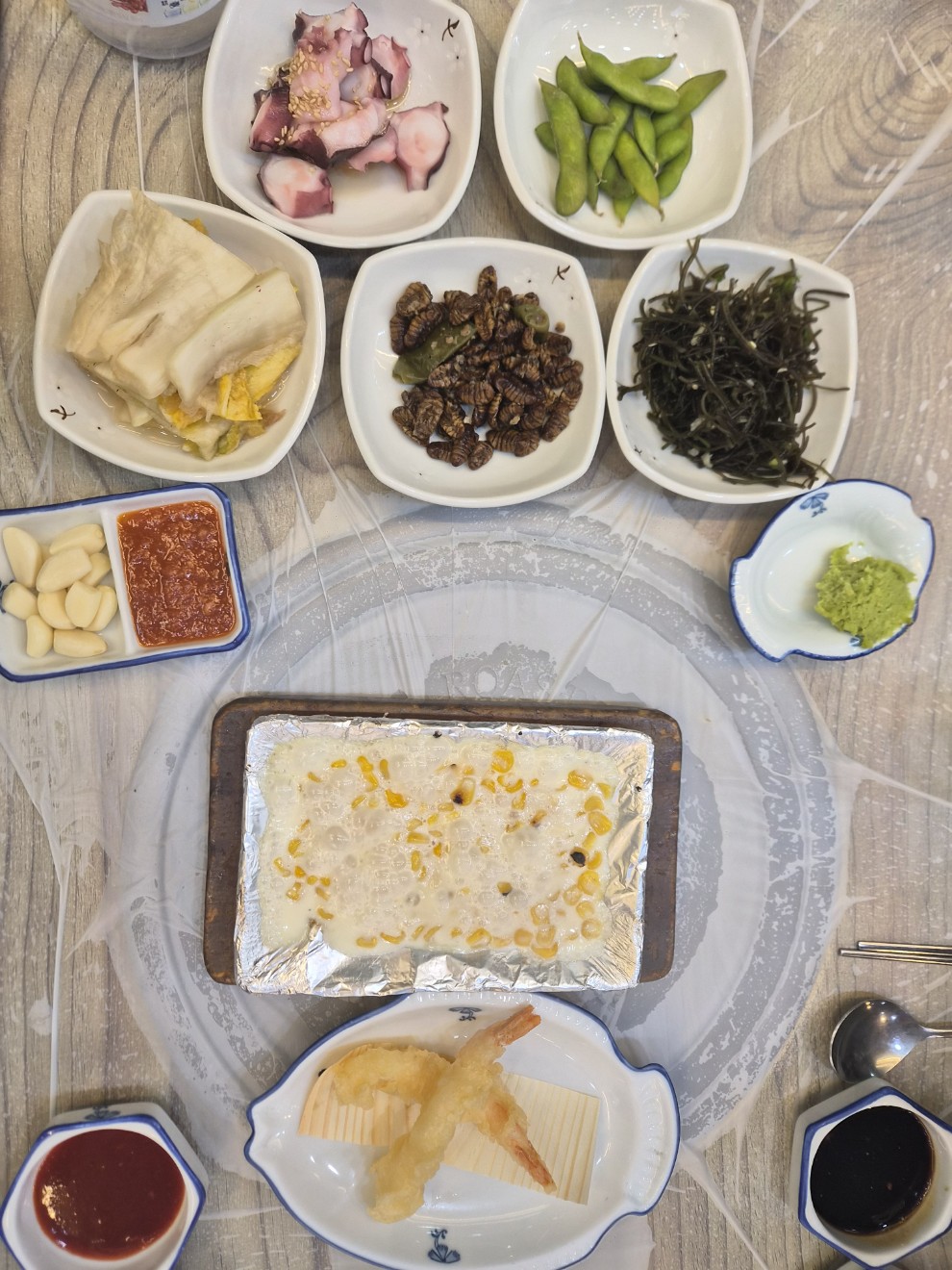 기본상차림입니다