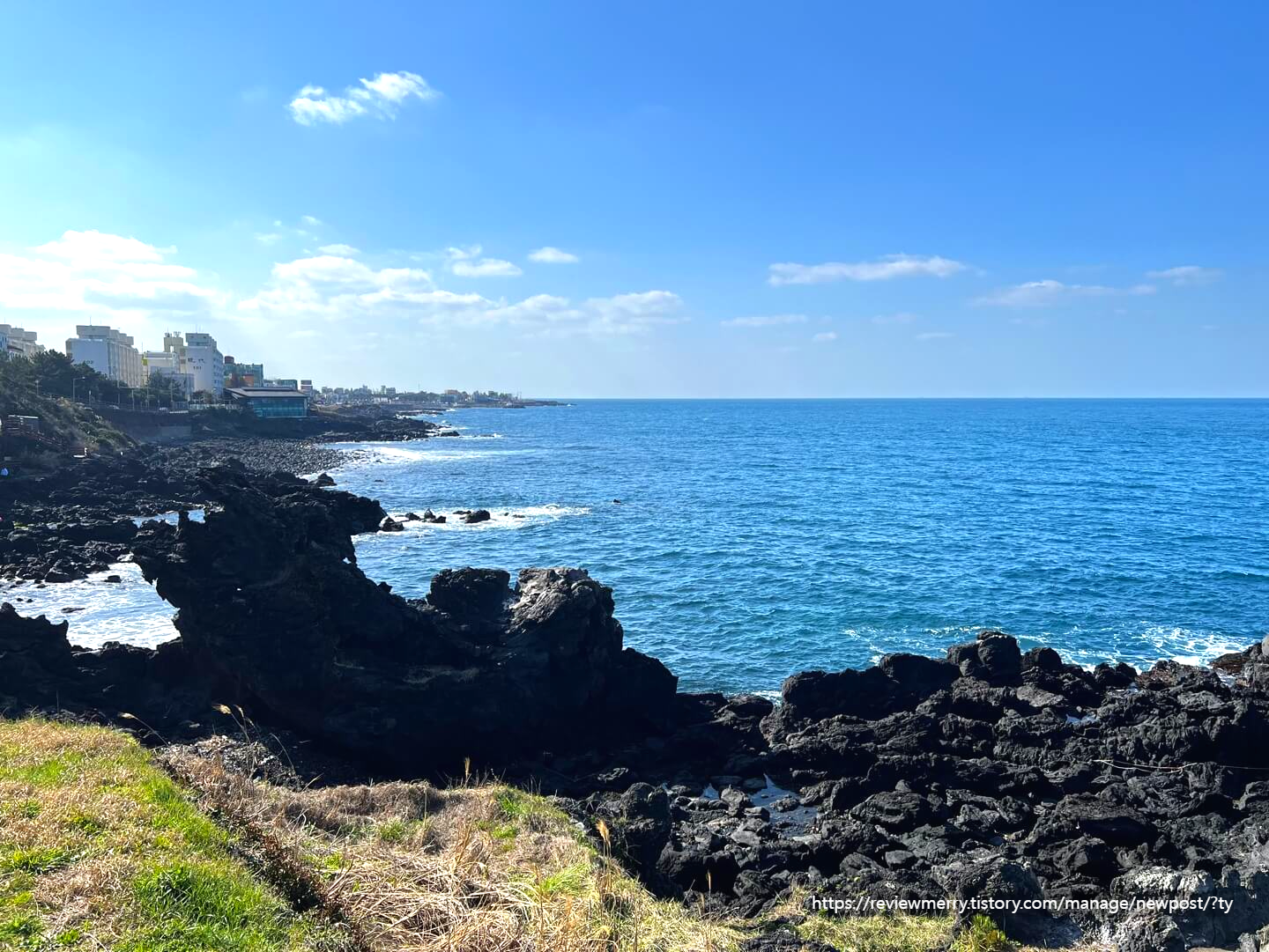 용두암 바다 풍경