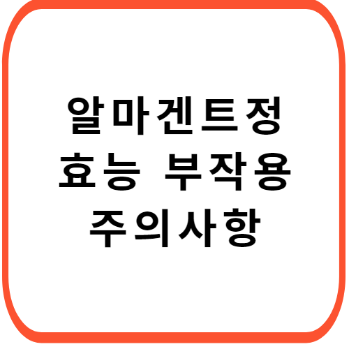 알마겐트정-성분-효능-부작용-썸네일
