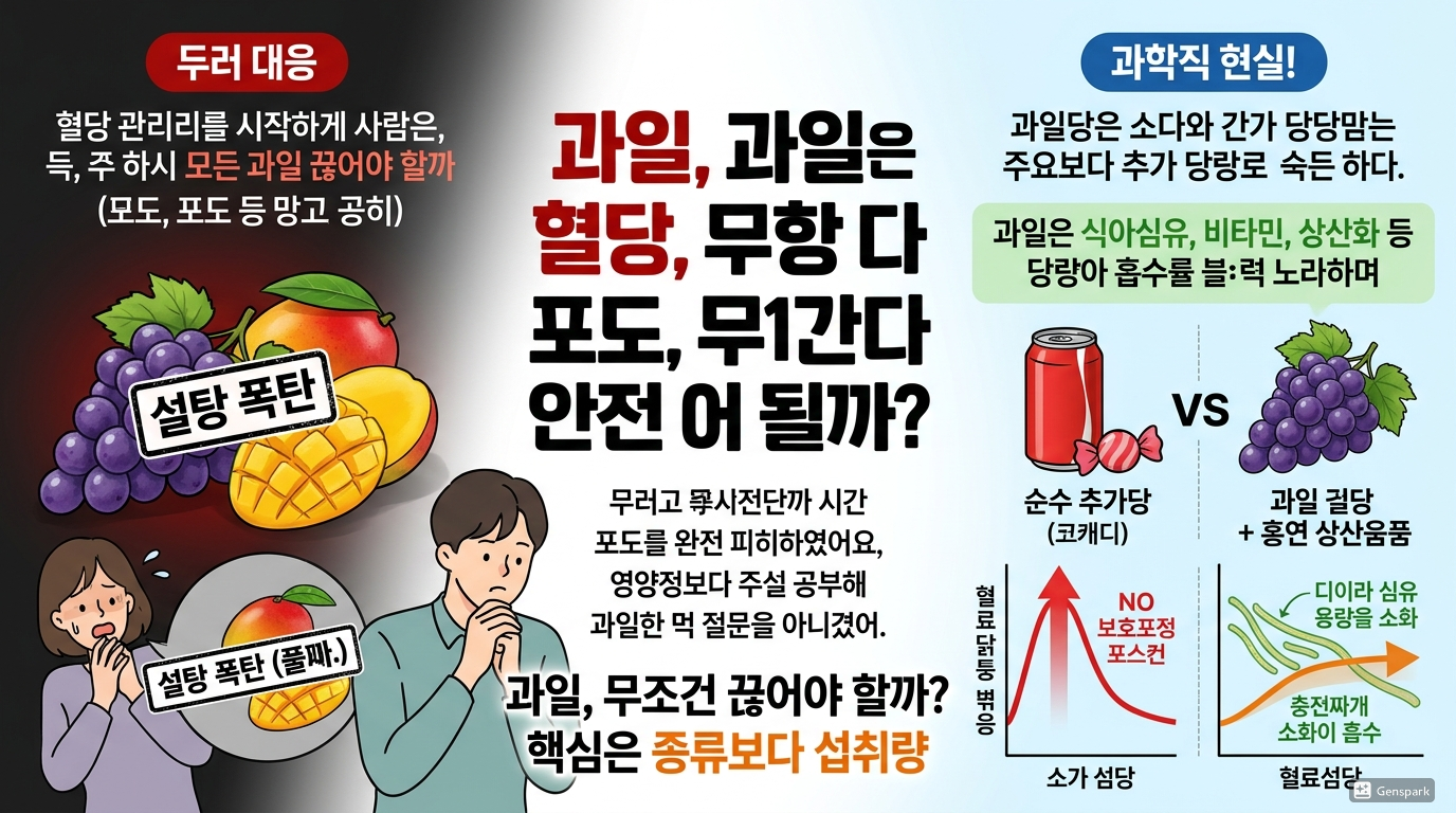 단 과일이 혈당에 미치는 영향