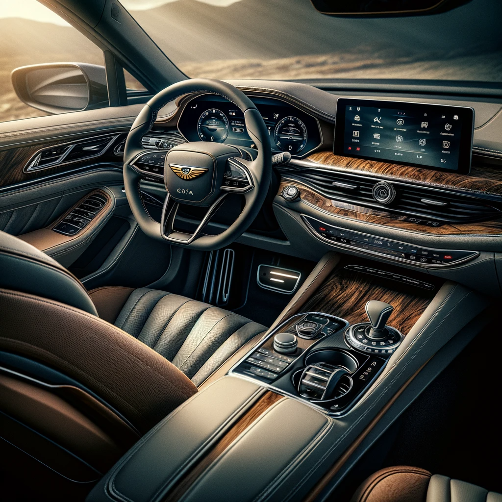 현대 제네시스 G80 페이스리프트를 바탕으로한 디자인