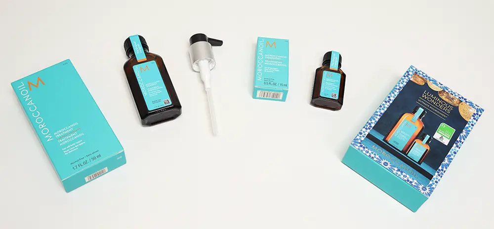 선물받은-모로칸오일-50ml-기획세트-구성품들-모두-꺼내서-펼쳐보임