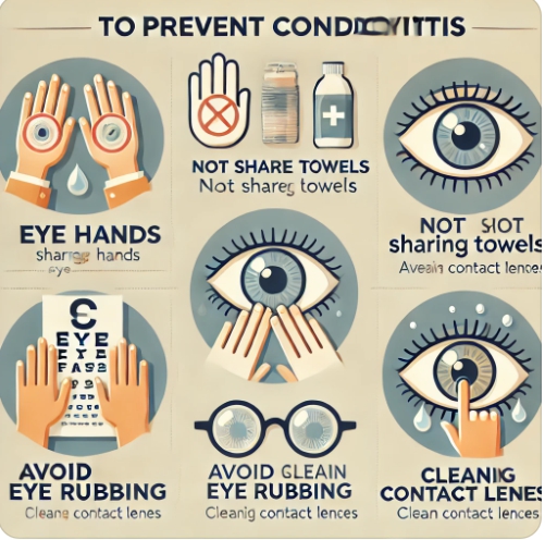 눈 위생 예방법 인포그래픽