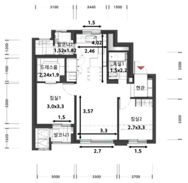 힐스테이트-e편한세상-문정-49A-평면도