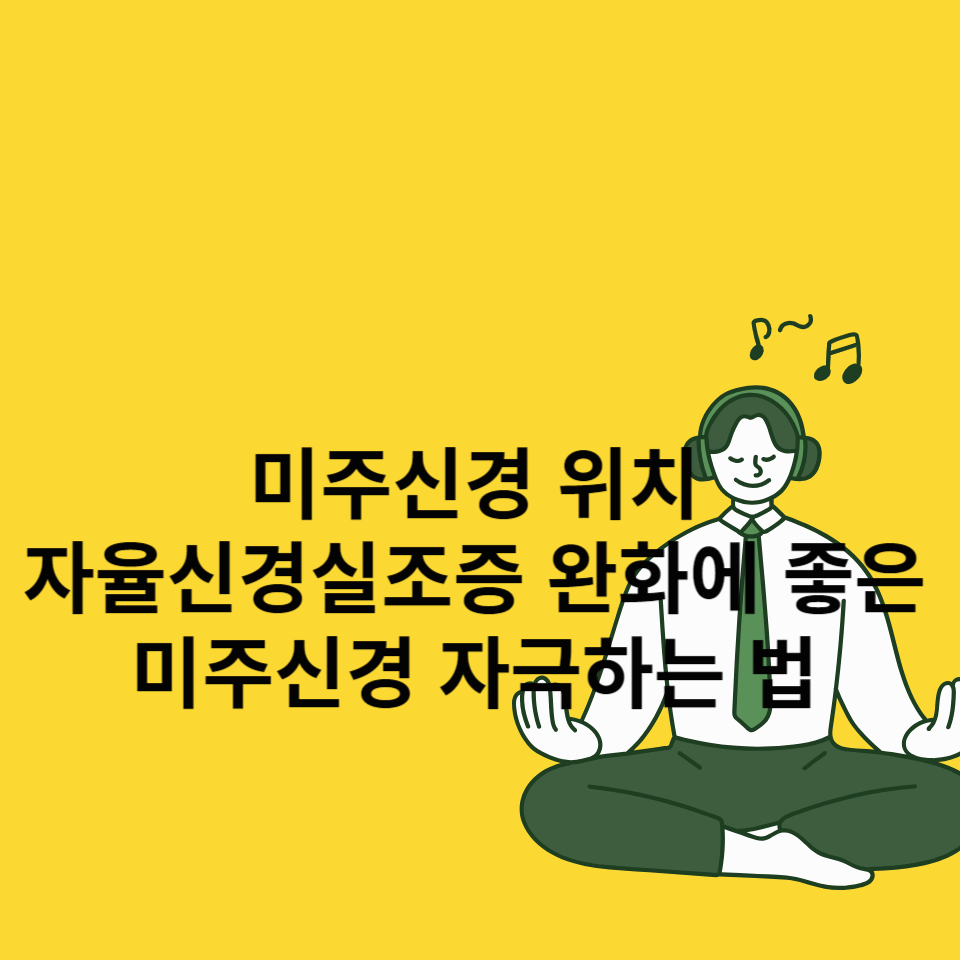 미주신경-위치-미주신경-자극하는-법