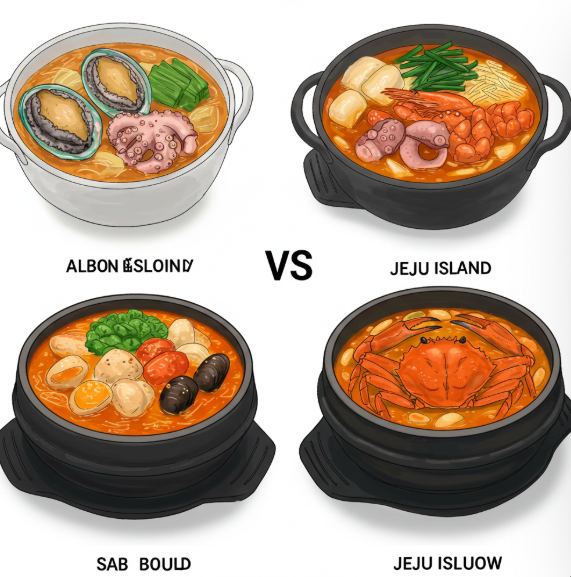 제주 해물탕 맛집 비교 테이블