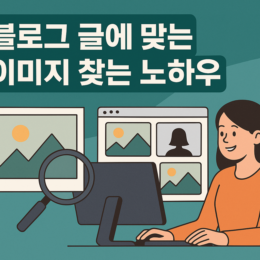 블로그 글에 맞는 이미지 찾는 노하우