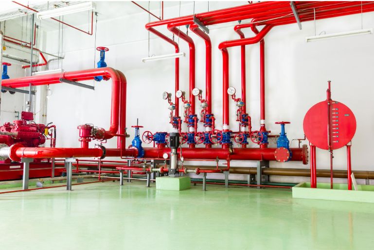 소방펌프의 기동용수압개폐장치 (소화펌프&amp;#44; Fire Water Pump&amp;#44; Fire Water Supply System)
