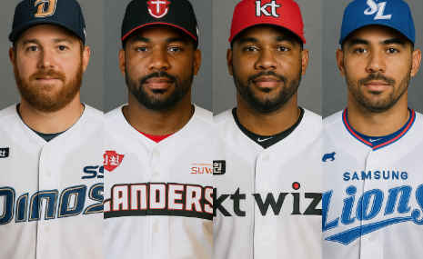 KBO리그 용병 선수 사진