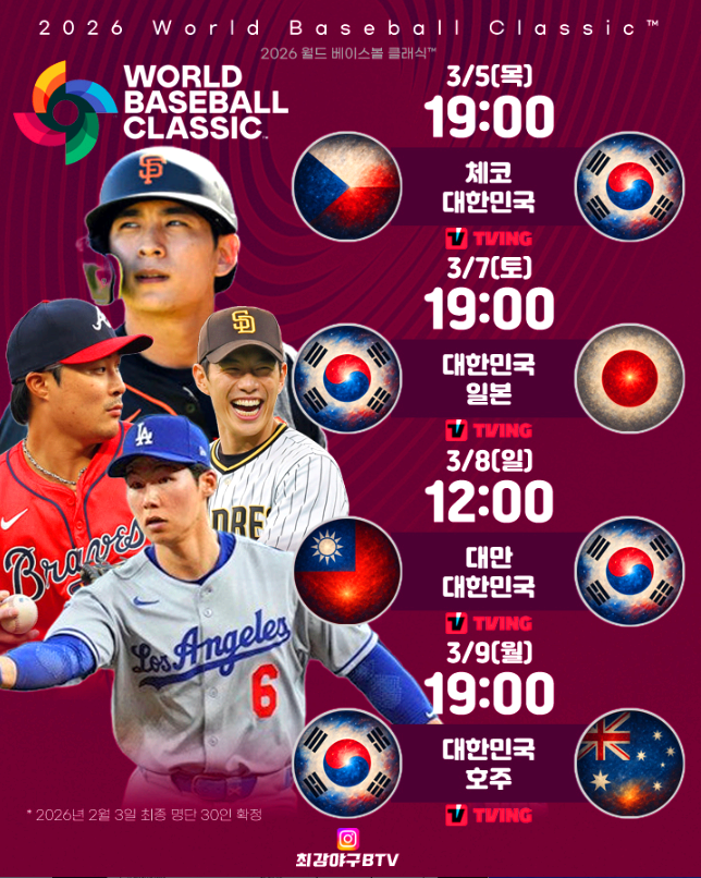 WBC 월드 베이스볼 클래식