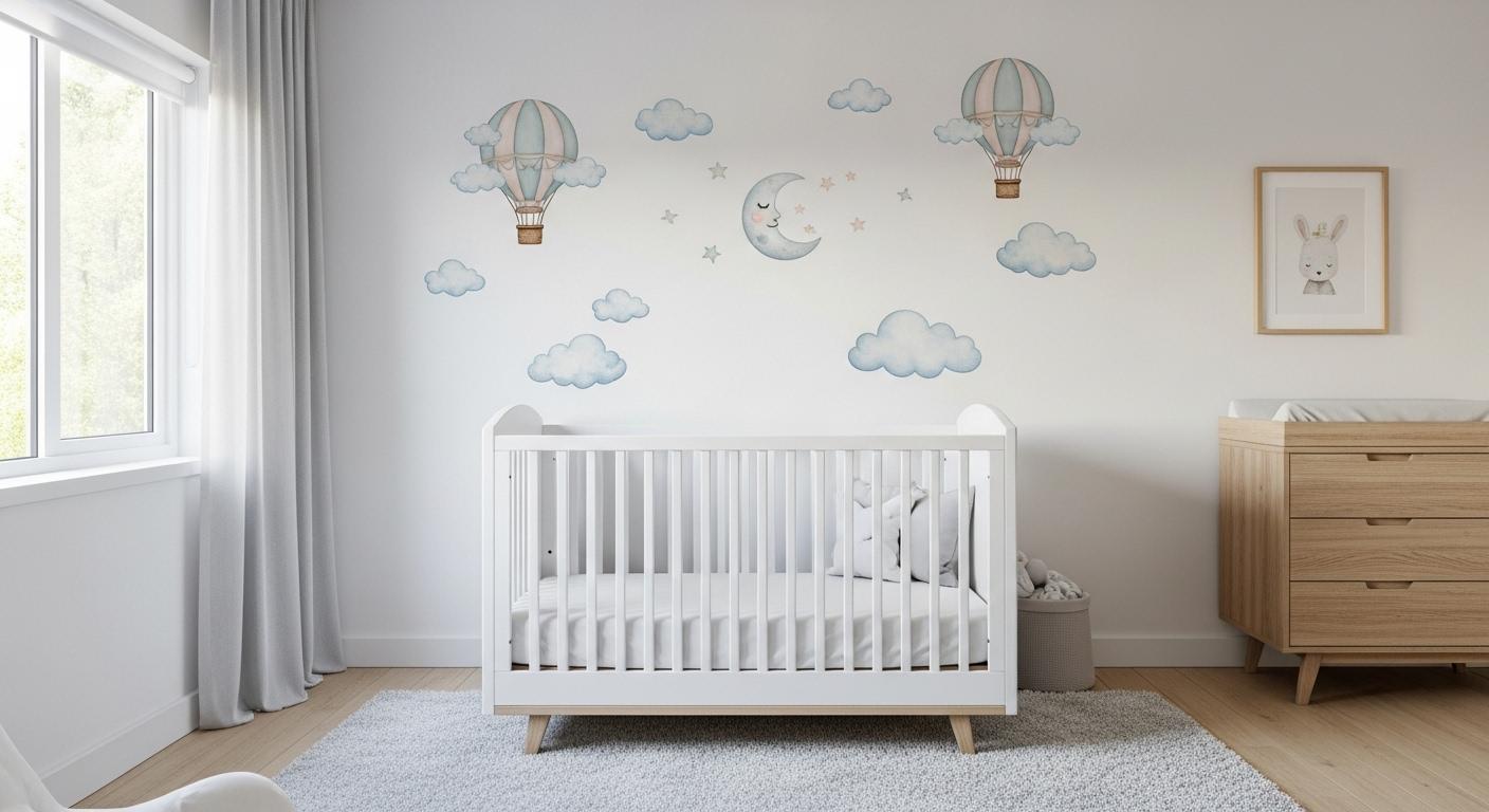 아기방 벽 스티커