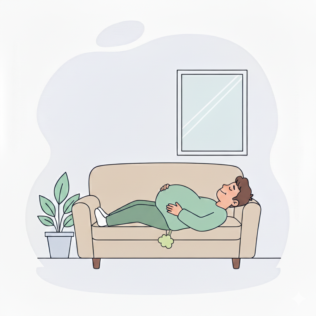 방귀를 참으면 트름으로 나올까? 소화관 속 가스의 이동 경로 추적