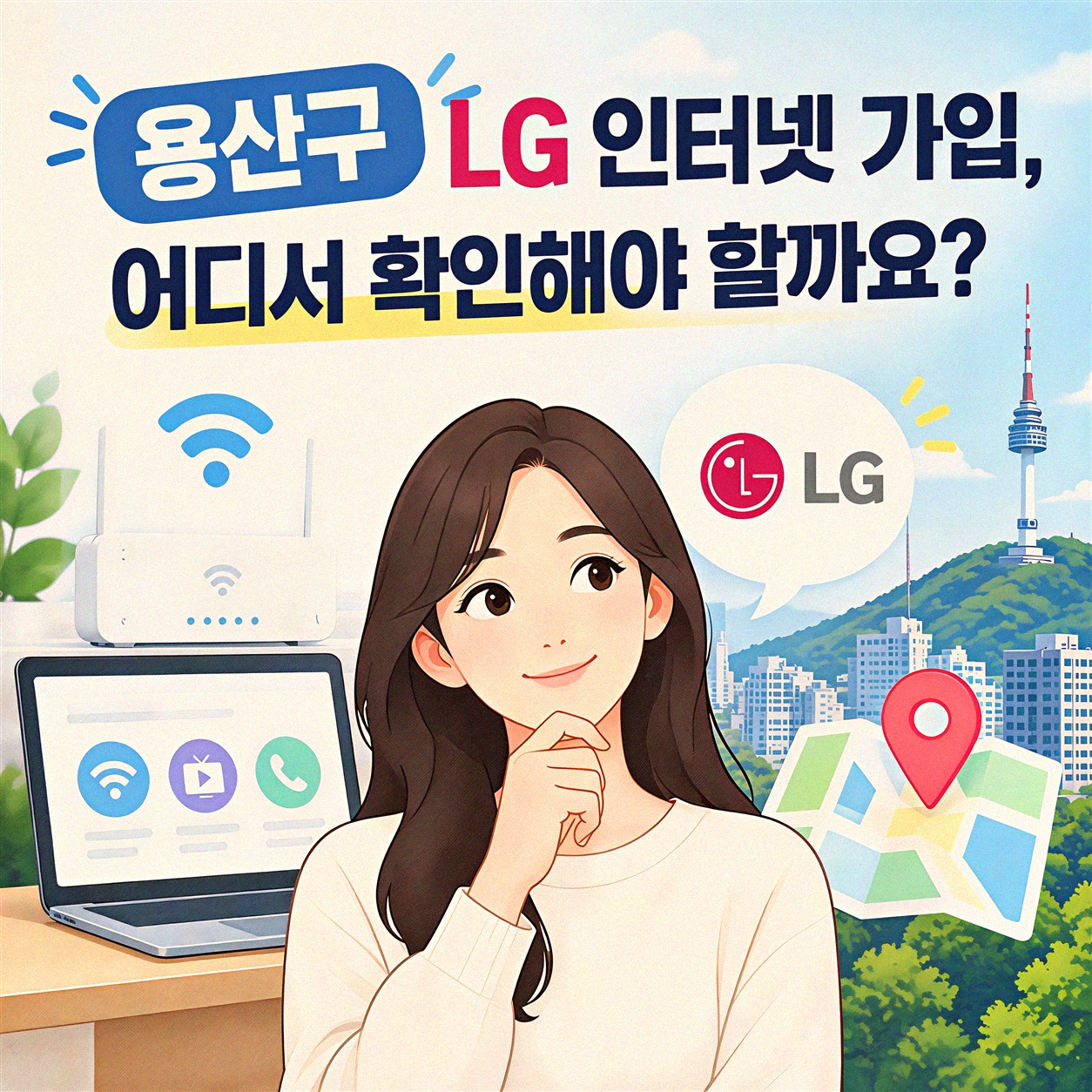 서울 용산구에서 LG 인터넷 가입, 뭐부터 봐야 할까?