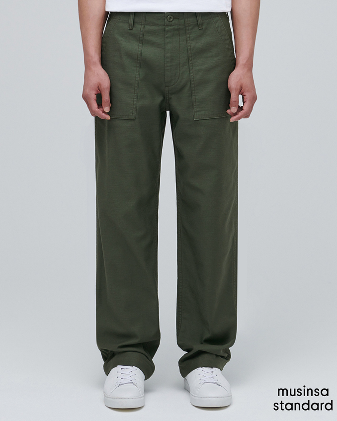 무신사 레플리카 퍼티그 팬츠 [카키]