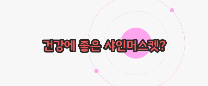 샤인머스켓 효능 궁금한 점, 풀어보죠