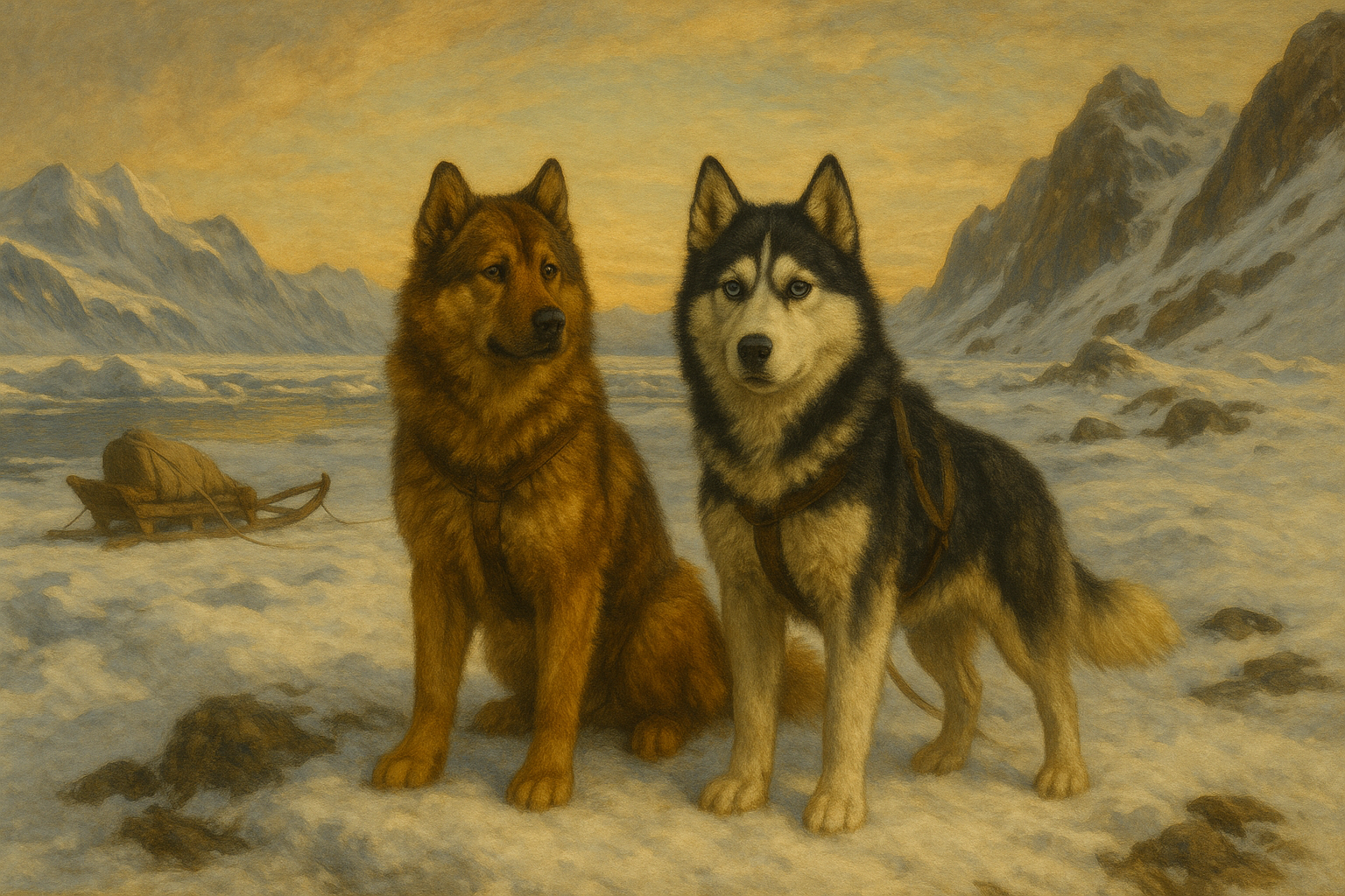 알래스카와 시베리아의 탐험견