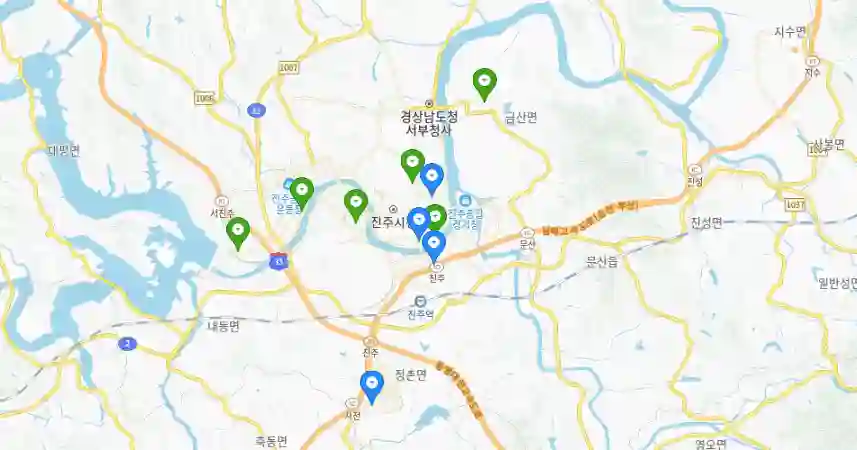 진주시 현대자동차 서비스센터 정비공장 사업소 리스트