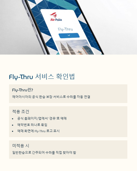 플라이 턴 서비스 확인법