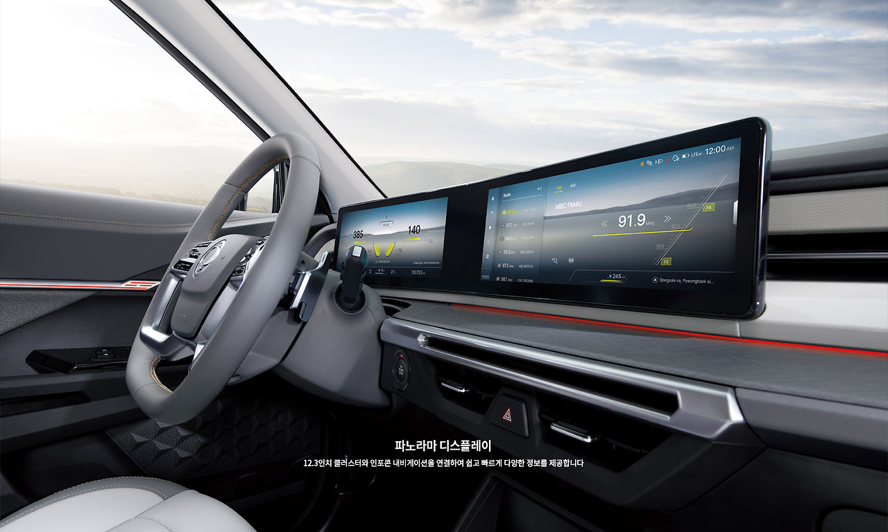 2024 KGM 더 뉴 토레스 실내 디자인