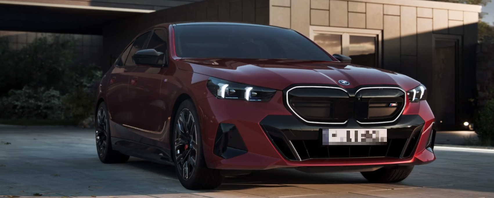 2023 BMW 5시리즈 풀체인지 i5 M60 모델의 전면