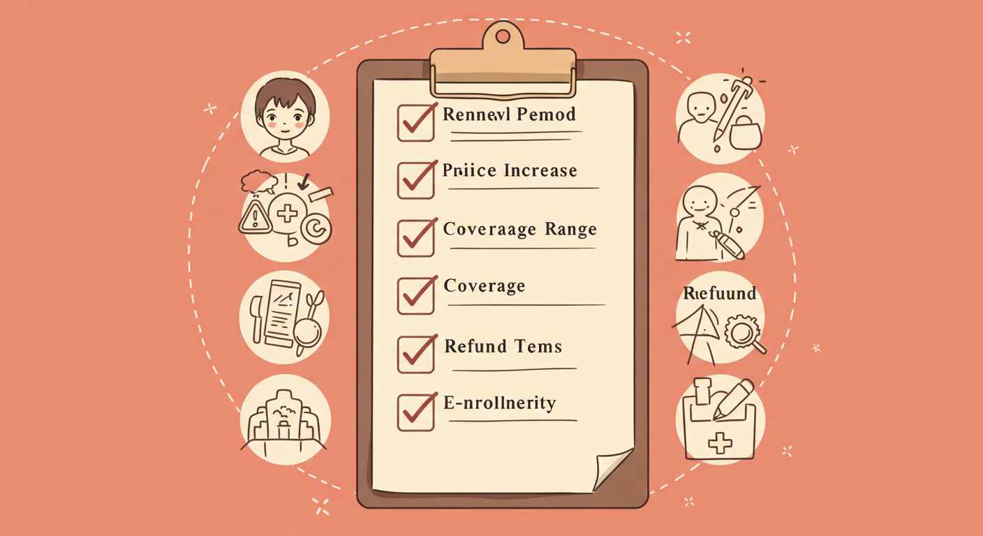 암보험 가입 전에 확인해야 할 필수 항목 체크리스트 그림