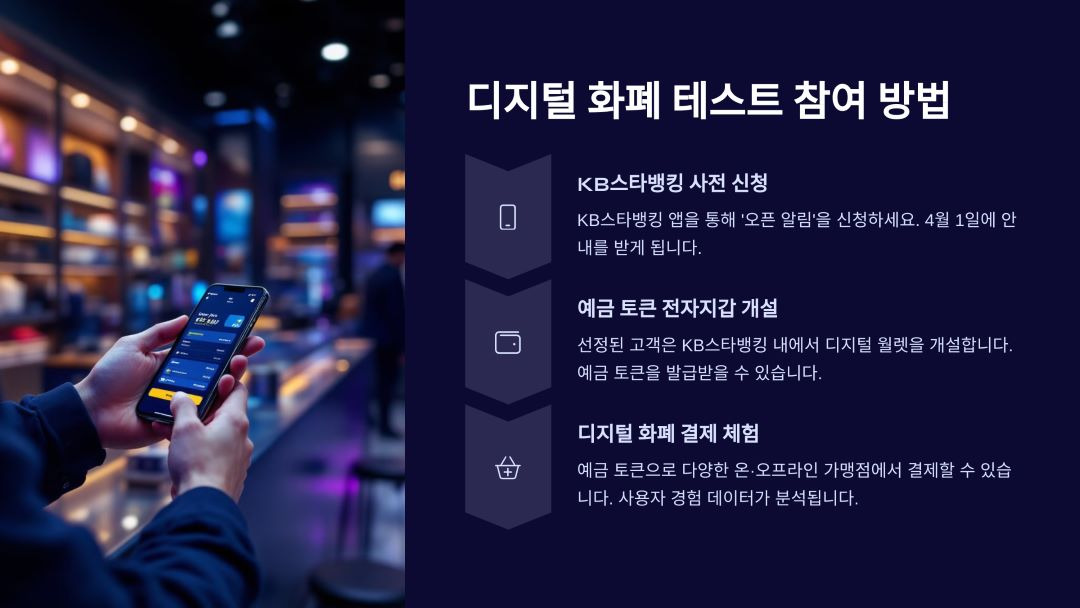 한국은행 디지털 화폐 이용 테스트 신청방법