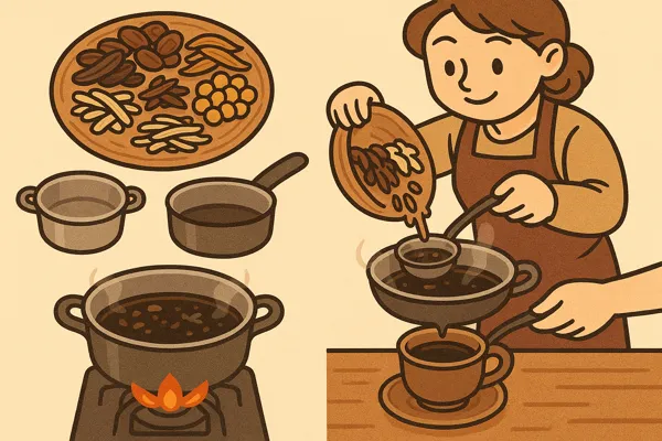 쌍화차 만드는 법과 끓이는 비법12