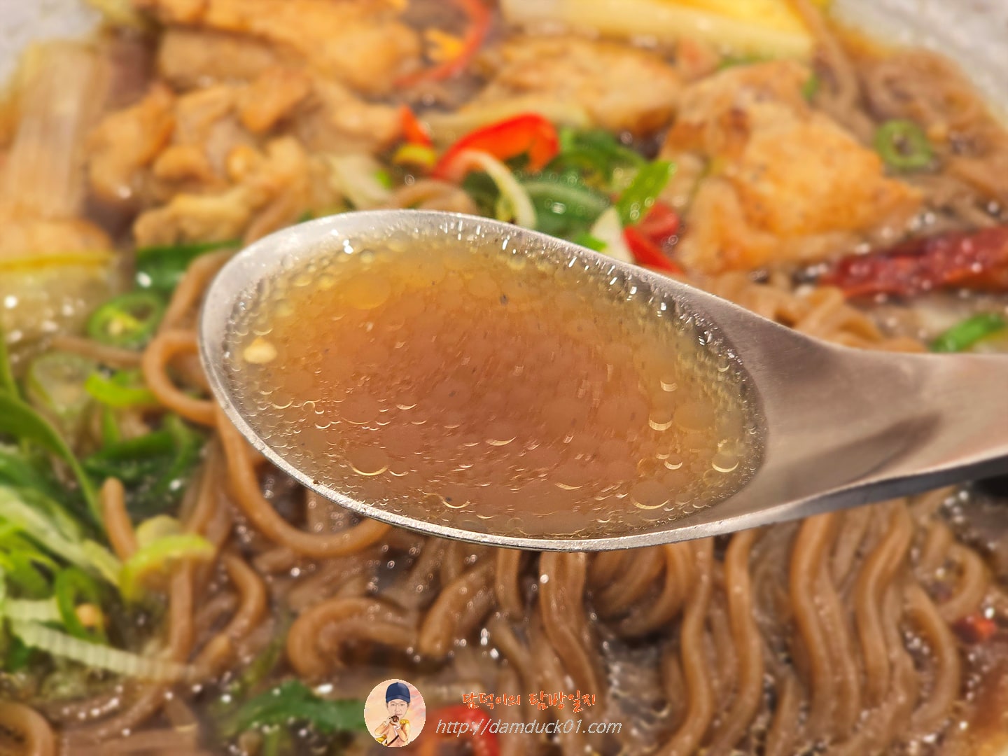 닭고기 온소바 정식