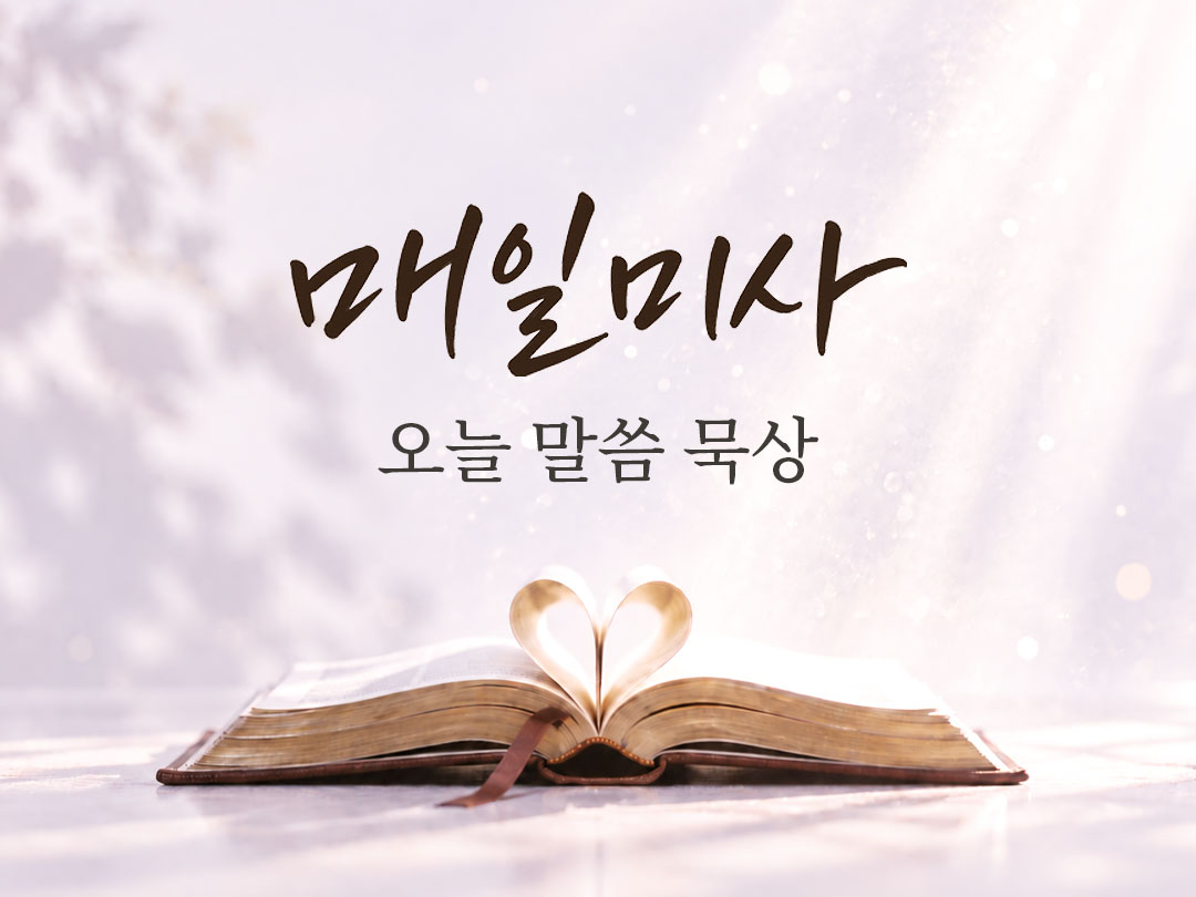 2026년 9월 25일 매일미사 오늘의 복음과 말씀 묵상