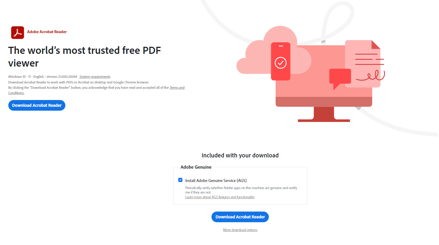 어도비 리더(Adobe Reader)한글 버전 다운로드 방법 및 설치
