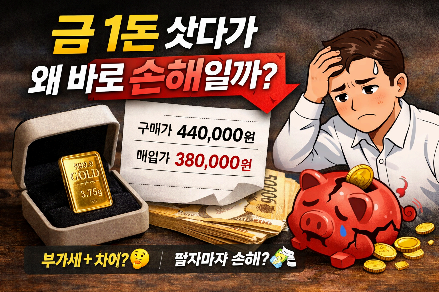금 1돈 샀다가 왜 바로 손해일까? 현실 계산해보니