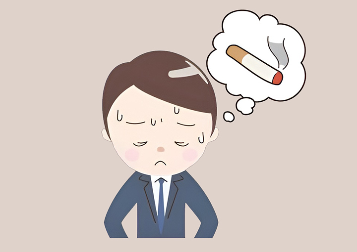 금연으로-힘든-남성