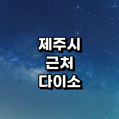 제주 제주시 종합생활용품 다이소