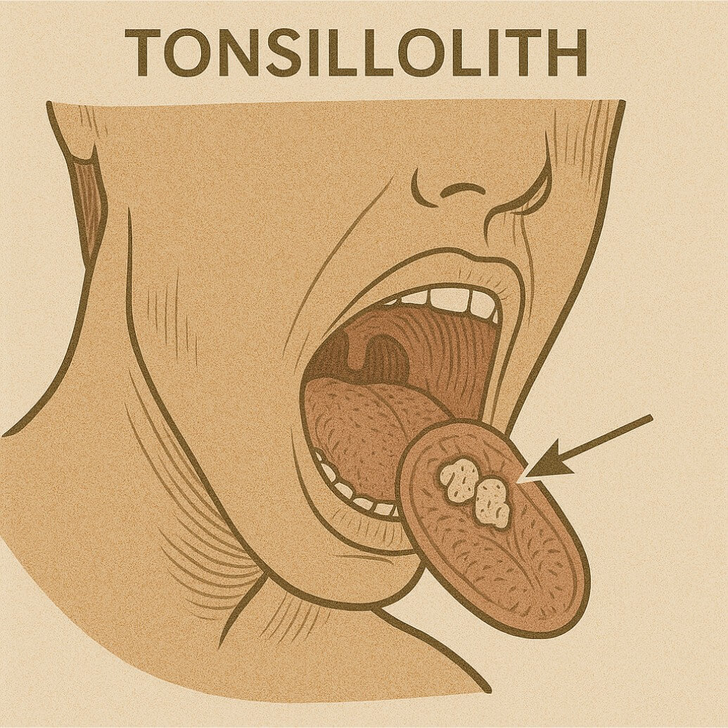 편도결석 관련 사진