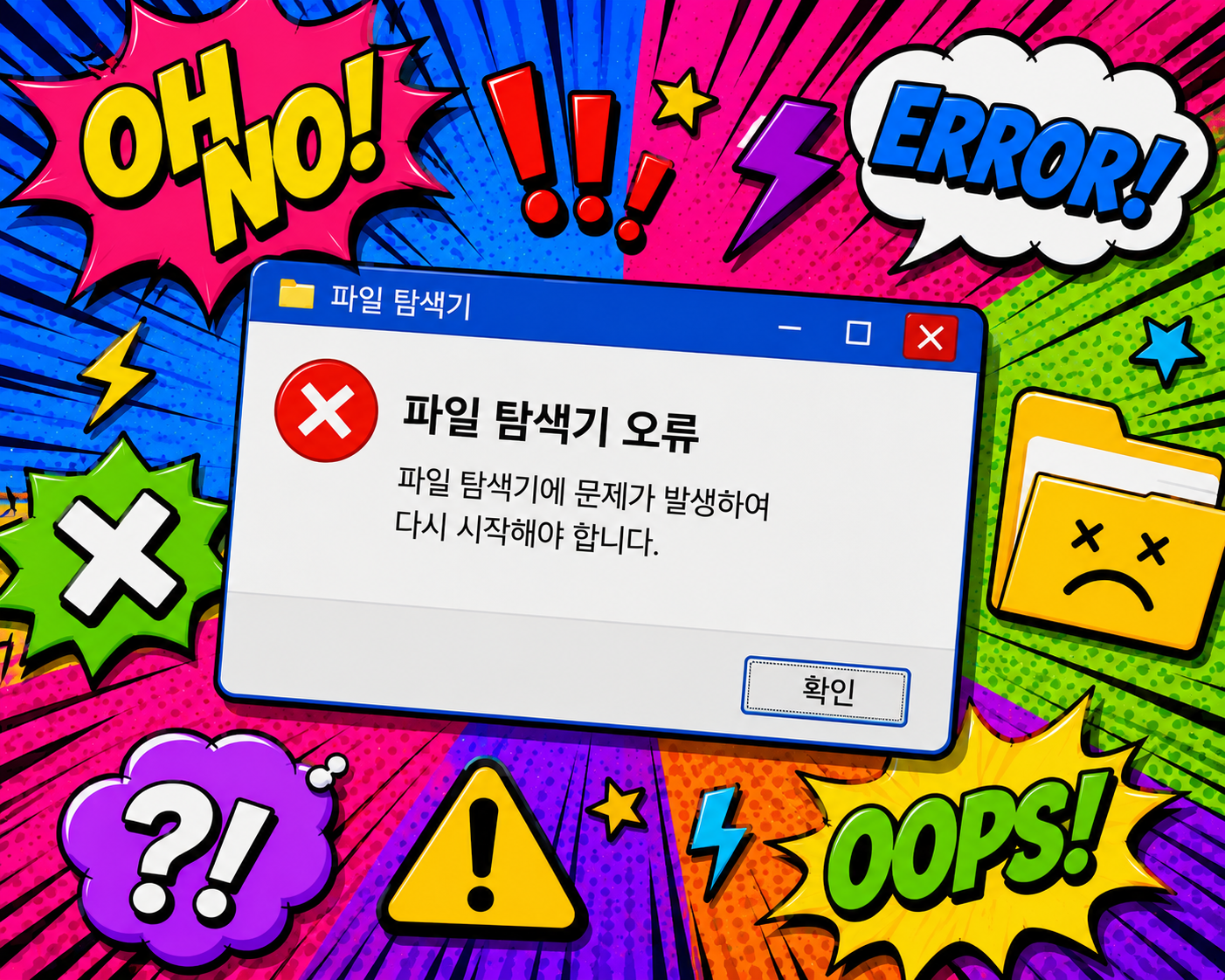 윈도우 파일탐색기 오류 해결방법 총정리 파일탐색기 안열림 응답없음