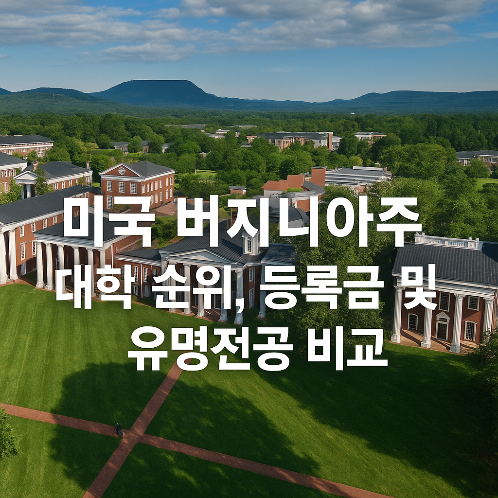 버지니아주 대학교 캠퍼스 사진