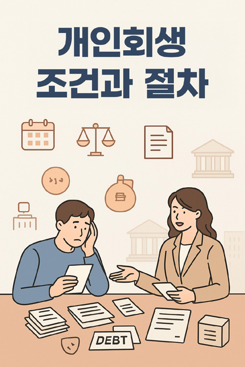 개인회생 조건과 절차 이미지
