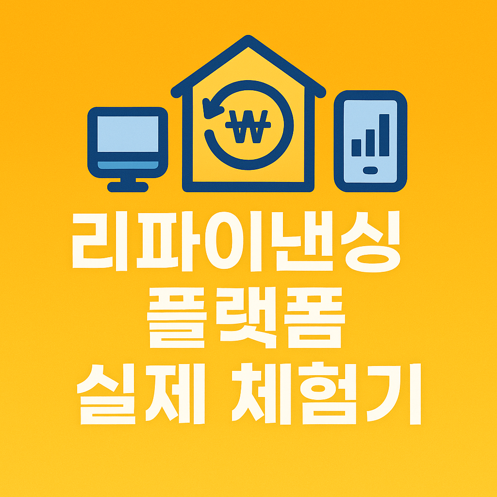 리파이낸싱 플랫폼 이미지