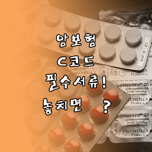삼성생명 암보험 진단비 청구 C코드 ..