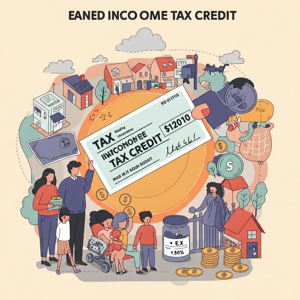 근로장려금 받는 모습