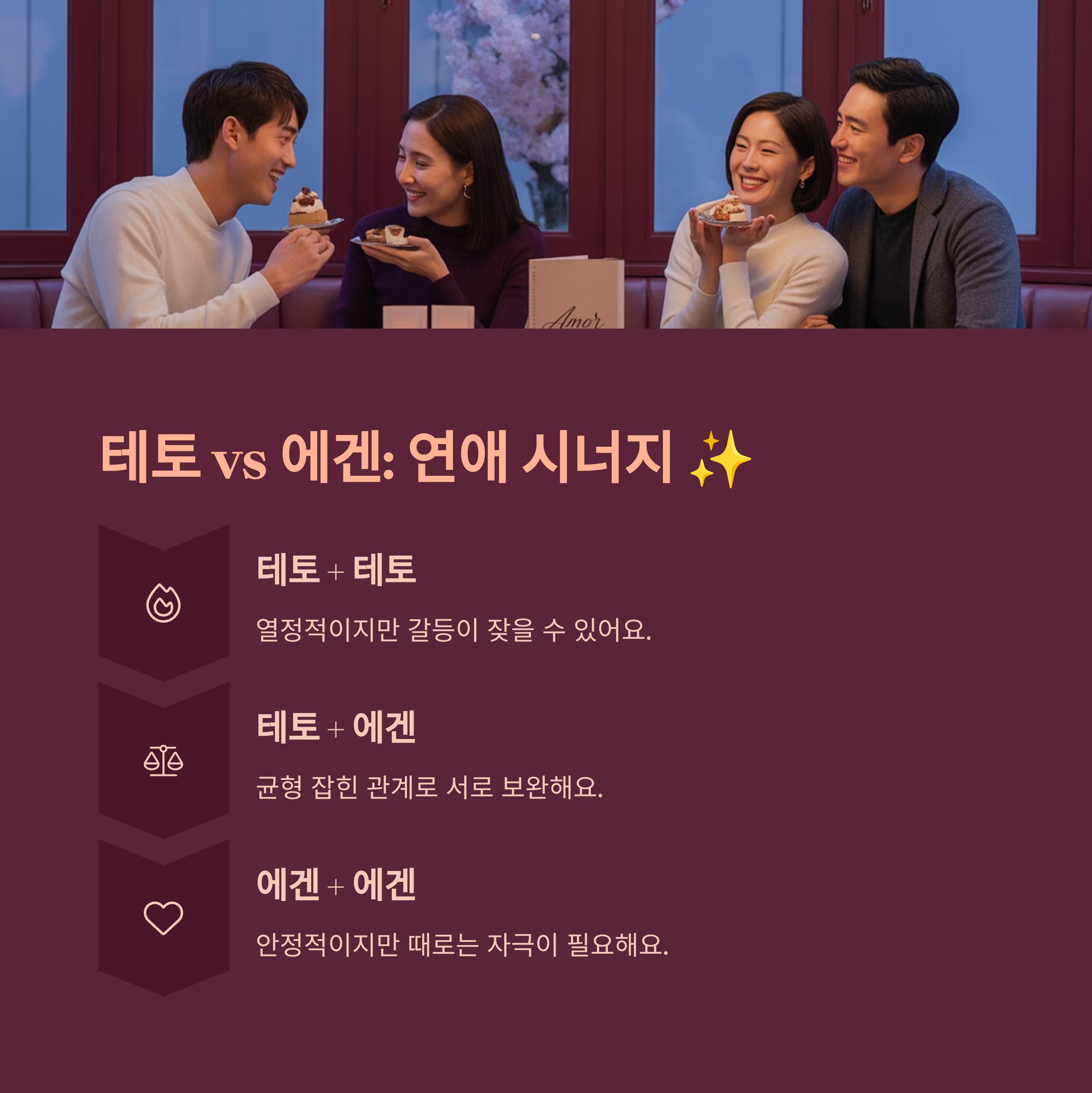 테토 vs 에겐: 연애에서 어떤 시너지를 낼까?