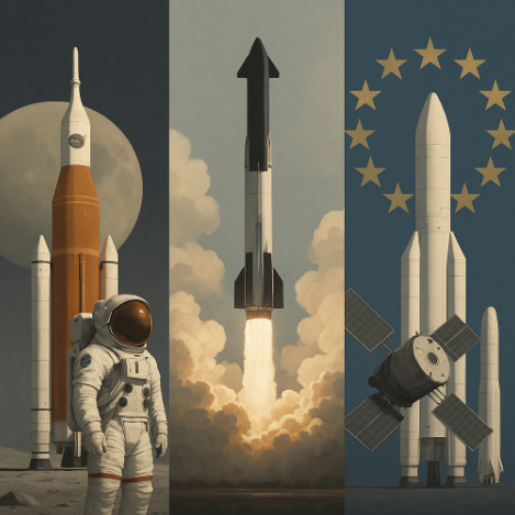 NASA, 스페이스X, 유럽우주국