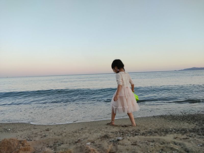 붉게 물듥어가는 하늘과 쿠앙이