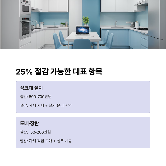 25% 절감 가능한 대표