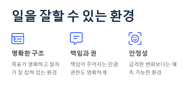 ESTJ가 일을 잘 할 수 있는 환경